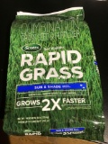 Combination grass seed and fertilizer