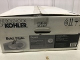 Kohler white oval drop in bathroom sink