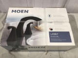 Moen widespread bathroom faucet with push down drain included