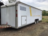 25 ft enclosed trailer