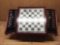 Chess game with mirror top