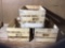 Wooden crates, three pieces