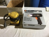 Heat gun and palm sander