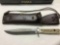 Puma knife with leather sheath