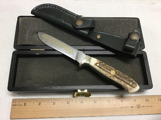 Puma knife with leather sheath | Guns & Military Artifacts Knives, Blades &  Tools | Online Auctions | Proxibid