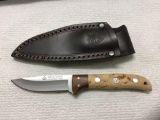 Puma knife with leather