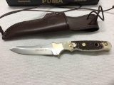 Puma Knife with leather sheath