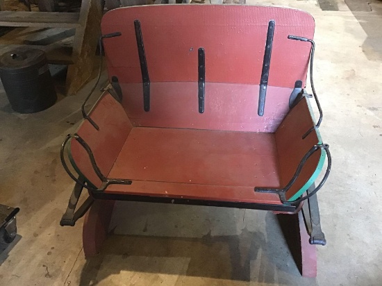 Antique buggy seat