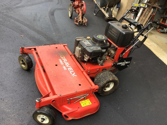 Gravely Pro-50 walk behind mower, 50 inch deck