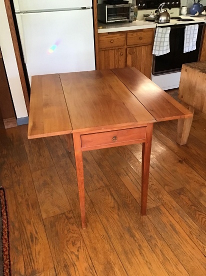 Cherry drop leaf table