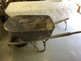 Metal wheelbarrow