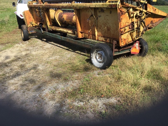 Farm built Header cart