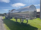 6800 gallon stainless steel manure tanker