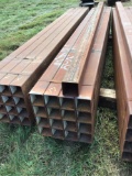 4 inch x 3/16 inch steel sq tube 11 ft 7 inch long