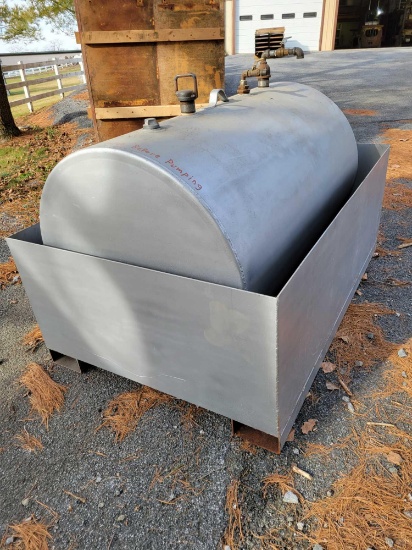 Approx 275 gal Diesel fuel tank with catch basin