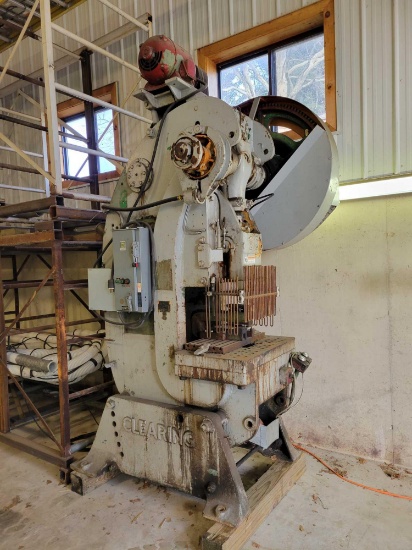 Clearing 60 ton punch press