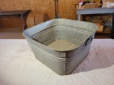 22 inch galvanized metal tub