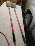 2 shingle shovels