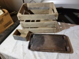 Wooden crate, small wooden box