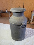 Milk can with drop handles