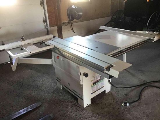 scm minimax sc 2c table saw with 60 inch sliding table ( like new )