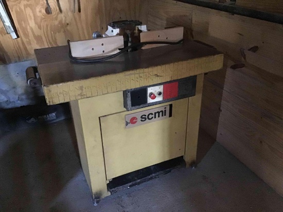 5 HP 3 phase scmi 1.25 inch spindle shaper