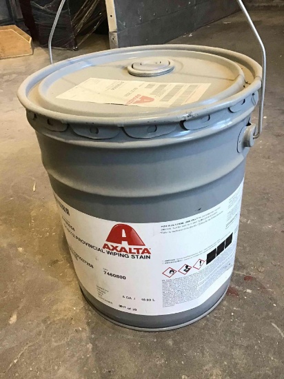 AXALTA Provincial wiping stain, unopened 5 gal. bucket