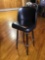 black swivel bar chair