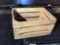 Wooden bushel crate