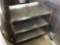 Metal Cart w/ stainless steel shelves