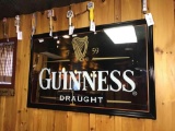 Guinness beer mirror and sign