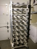 Aluminum bakery cart