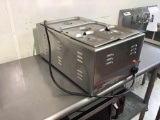 Classic insulated electric food warmer.
