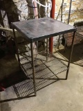 2 tier stainless steel shelf