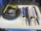 four tubes caulk, caulking cord, inch and a half wide weatherstrip