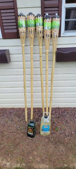 5 new Tiki torches