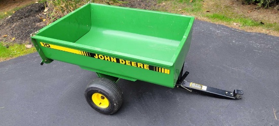 John Deere 10 metal lawn trailer