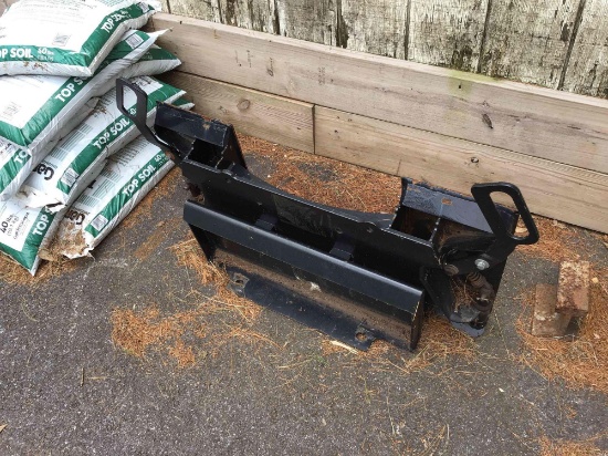 adapter plate for mini skid loader mount to Universal