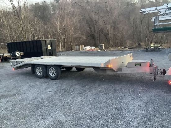 2021 Eby 20’ flatbed aluminum trailer