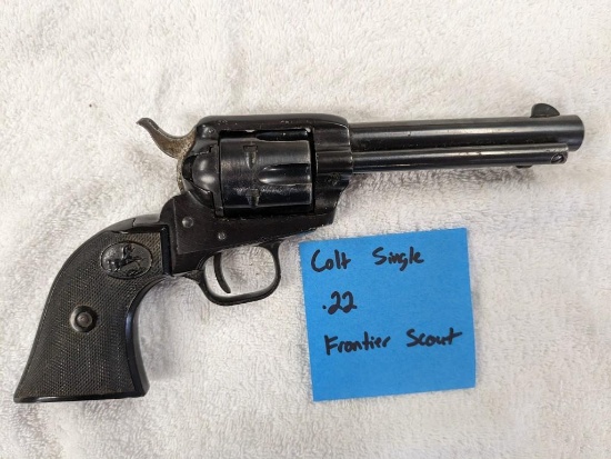 Colt Frontier Scout .22 Revolver Single 1960s Era