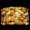 Natural  Yellow Citrine 35 Carats Ring