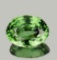 Natural Green Sapphire  Oval 6 x 5 MM {SI}