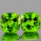 Natural Cushion Green Peridot Pair 8.00 MM - VVS