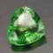 Natural Green Tsavorite Heart  2.02 ct