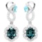 Natural London & Swiss Topaz Earrings