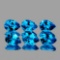 Natural  Swiss Blue Topaz 7x5 MM - VVS