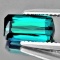 Natural Teal Green Tourmaline 3.23 Cts - VVS