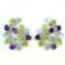 Natural Multi Gemstone Earrings