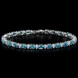 Natural Swiss Topaz 68 Carats Bracelet