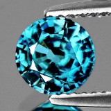 Natural AAA Blue Zircon 3.57 Ct {VVS}